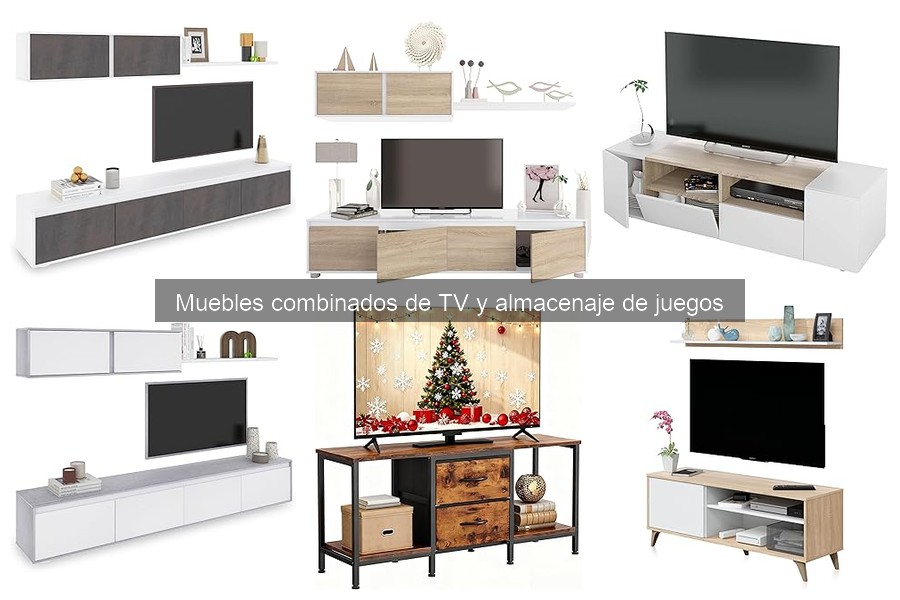 Mantenimiento de muebles combinados de TV y juegos: consejos