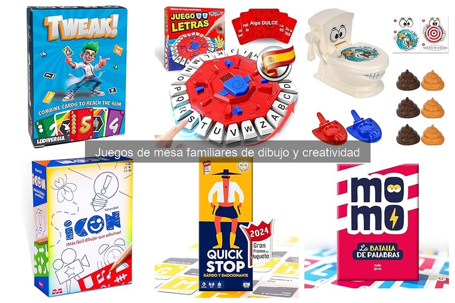 Materiales esenciales en juegos de mesa de dibujo