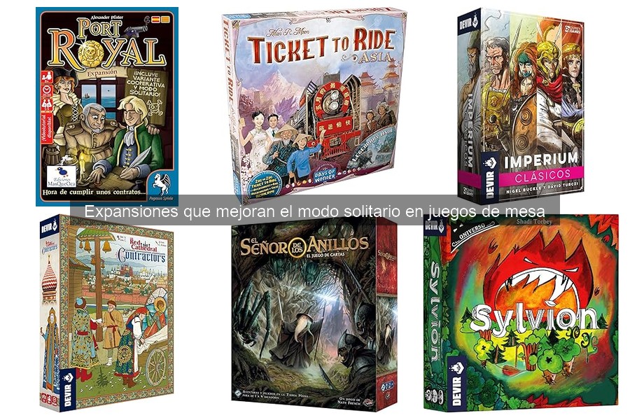 Mejora el Modo Solitario en Juegos de Mesa con Expansiones