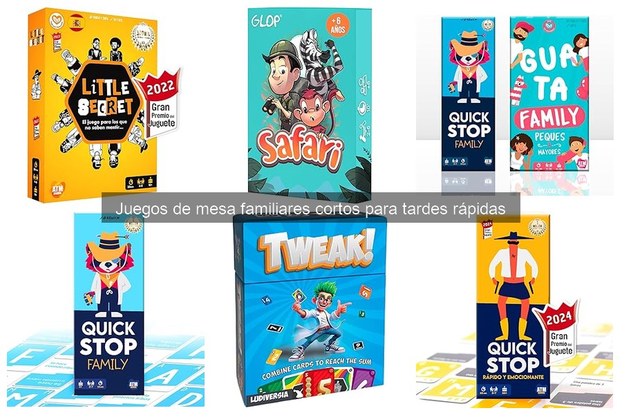 Mejora la Diversión en Juegos de Mesa Familiares Cortos