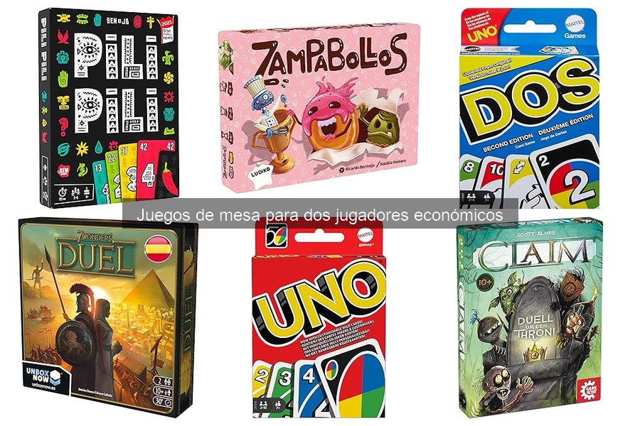 Mejora tu experiencia con juegos de mesa para dos jugadores