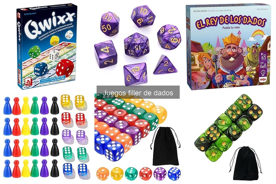 Mejora tus juegos filler de dados con estos accesorios útiles