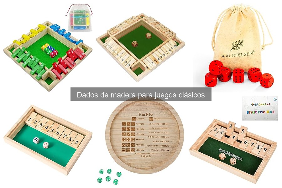 ** Mejores accesorios para almacenar dados de madera