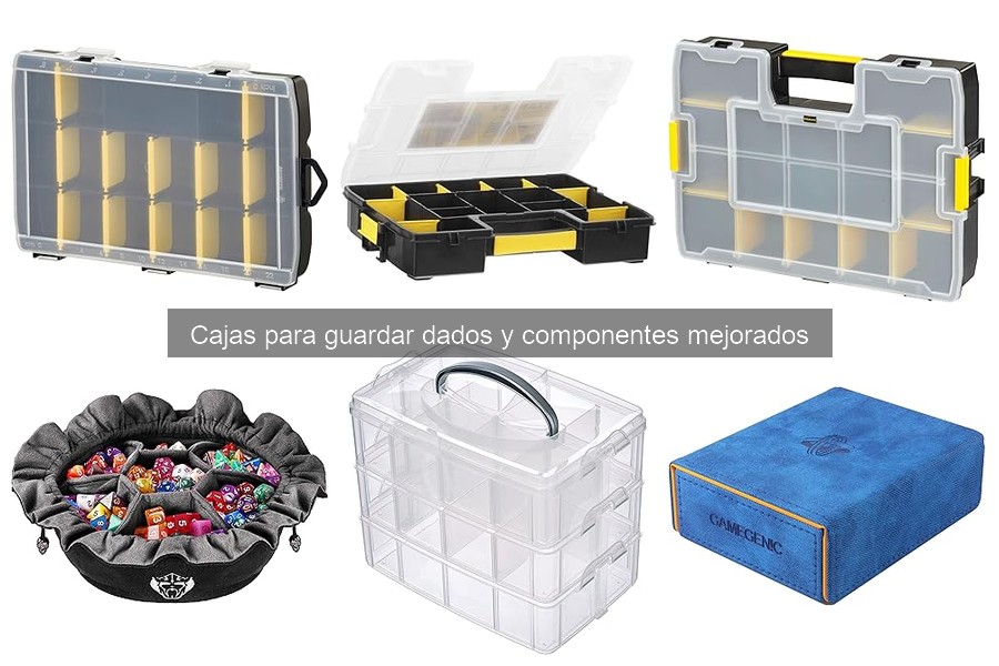 Mejores accesorios para complementar cajas de dados