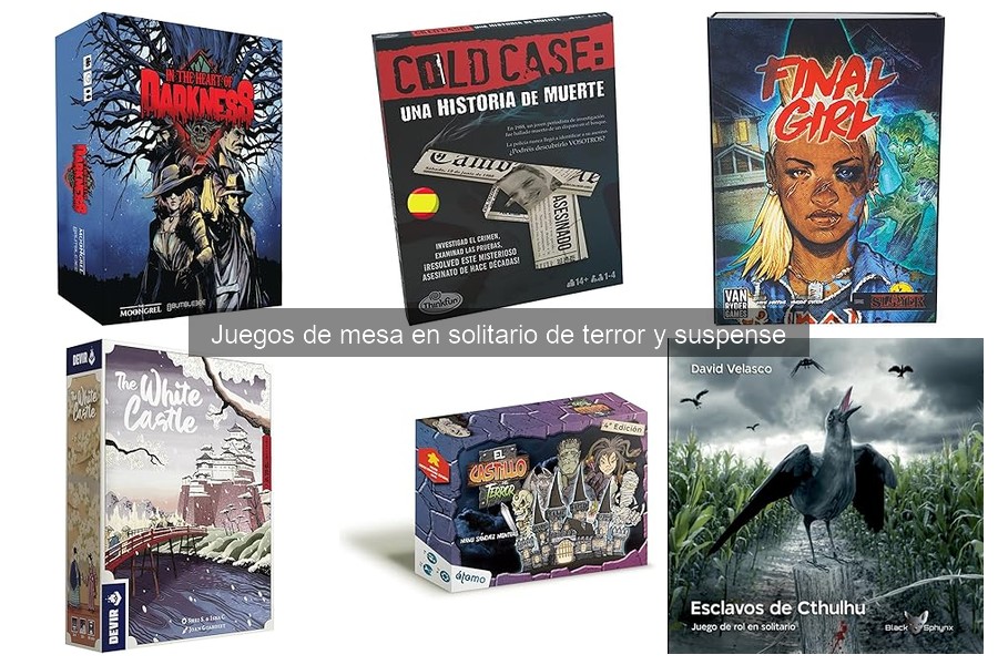 Mejores accesorios para juegos de mesa de terror en solitario
