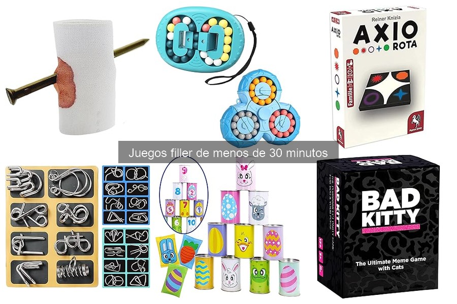 Mejores accesorios para juegos filler de menos de 30 minutos