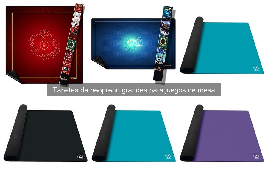 Mejores accesorios para tapetes de neopreno en juegos de mesa