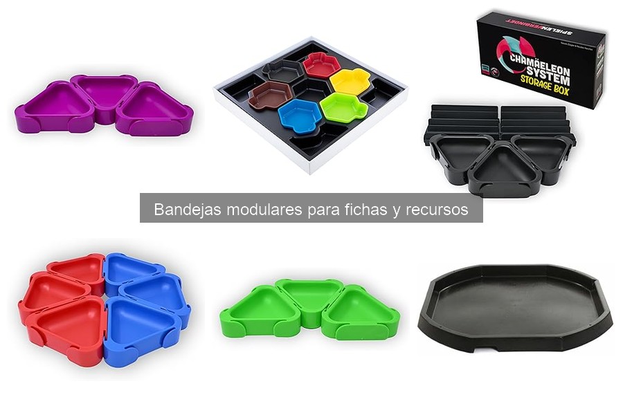Mejores bandejas modulares para fichas y recursos 2023
