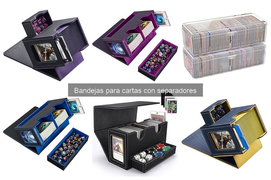 Mejores bandejas para cartas con separadores - Comparativa
