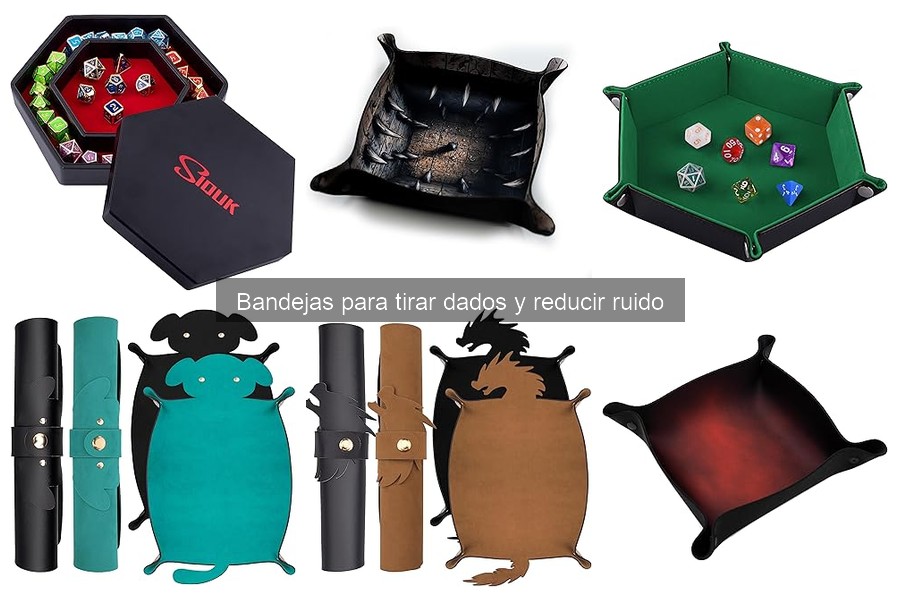 Mejores bandejas para tirar dados en juegos de mesa