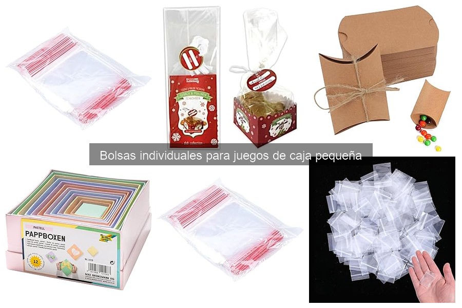 Mejores bolsas individuales para juegos de caja pequeña