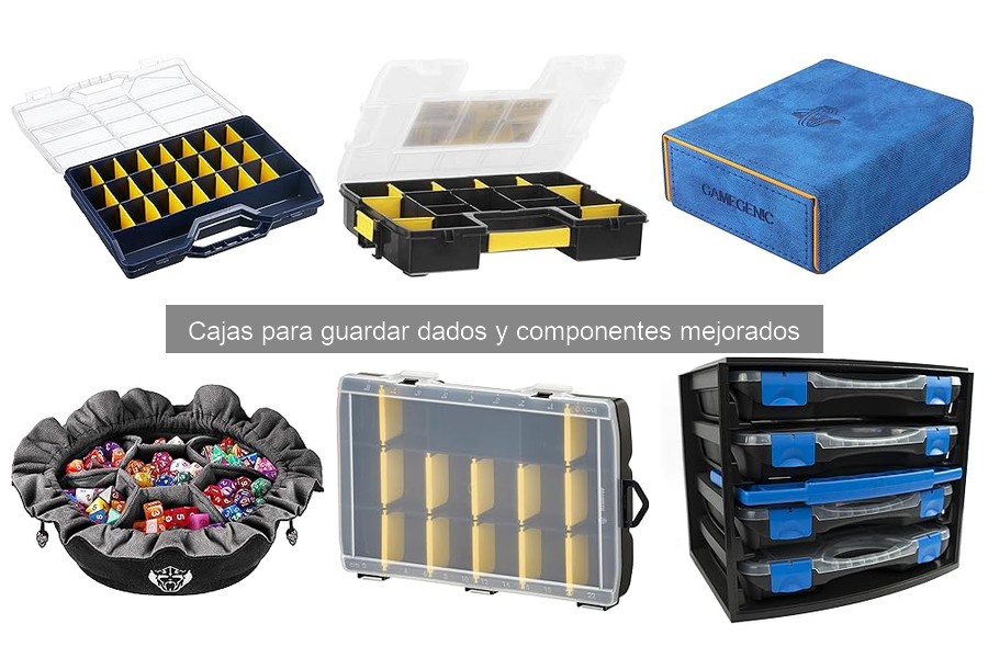 Mejores cajas para guardar dados y componentes económicos