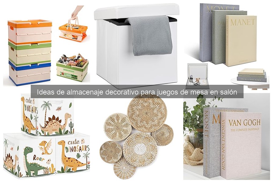 Mejores cajas para guardar juegos de mesa decorativas