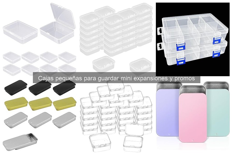 Mejores cajas pequeñas para guardar mini expansiones