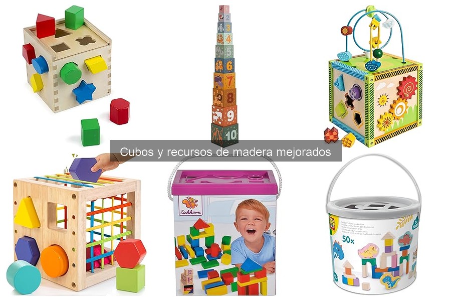 Mejores cubos de madera mejorados para juegos de mesa