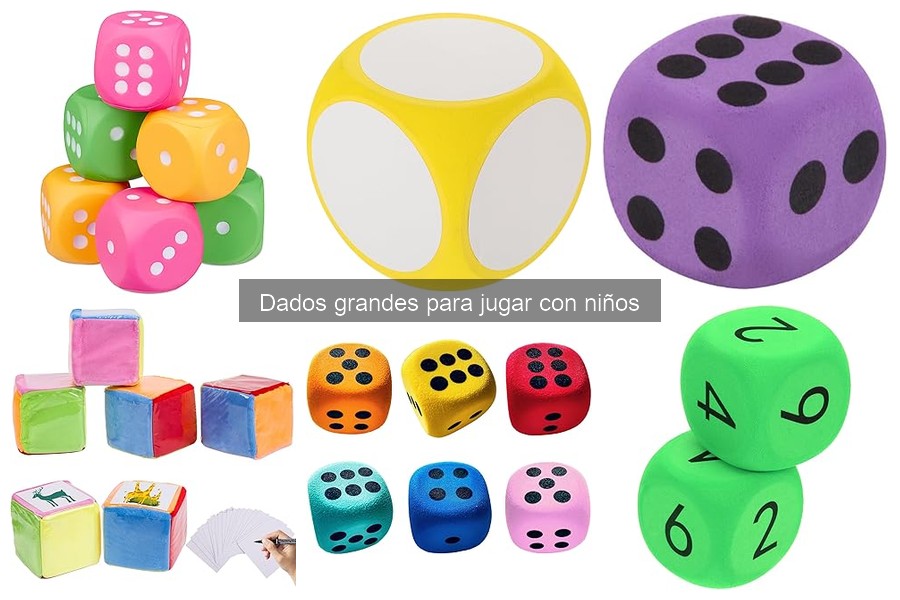 Mejores Dados Grandes para Jugar con Niños en 2023