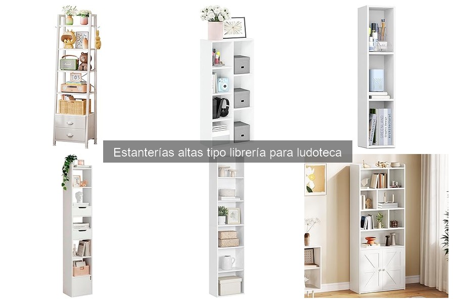 Mejores estanterías altas para espacios pequeños en tu hogar
