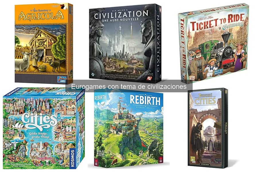 Mejores eurogames de civilizaciones para principiantes