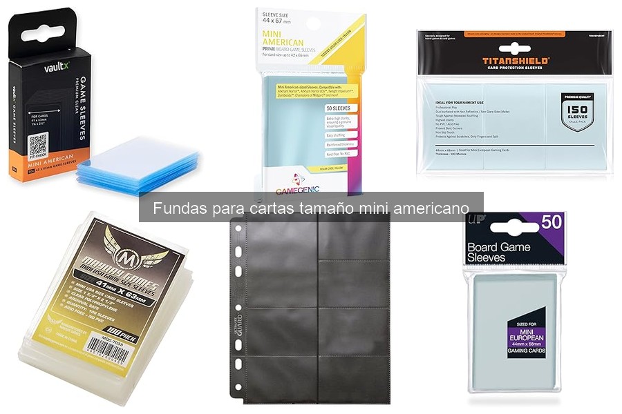 Mejores fundas para cartas tamaño mini americano en 2023