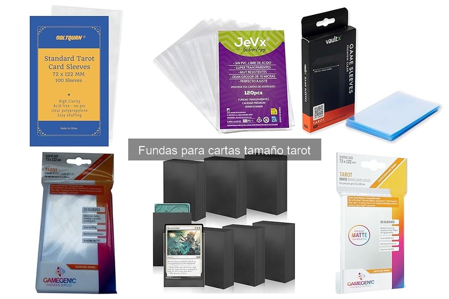 Mejores fundas para cartas tamaño tarot del mercado