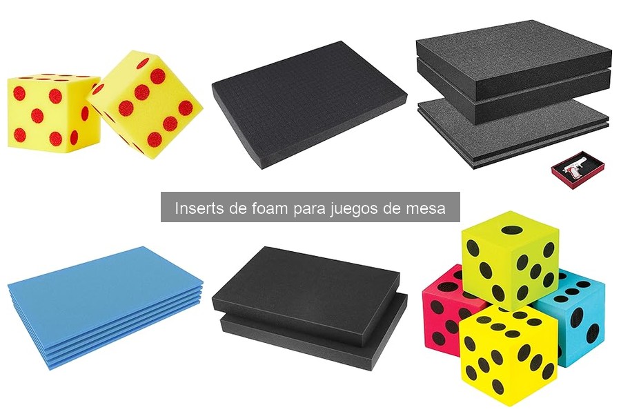 Mejores inserts de foam para juegos de mesa populares