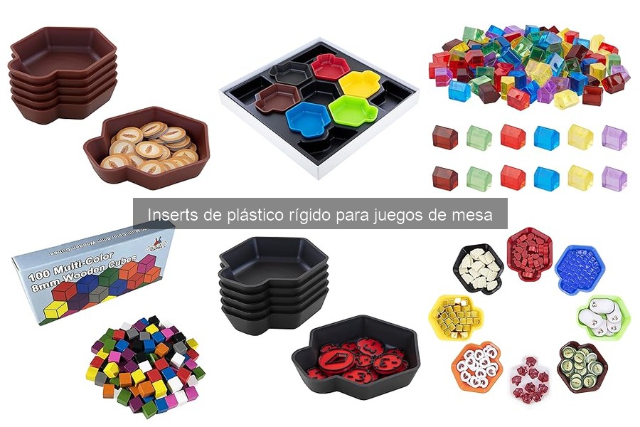 Mejores inserts de plástico rígido para juegos de estrategia