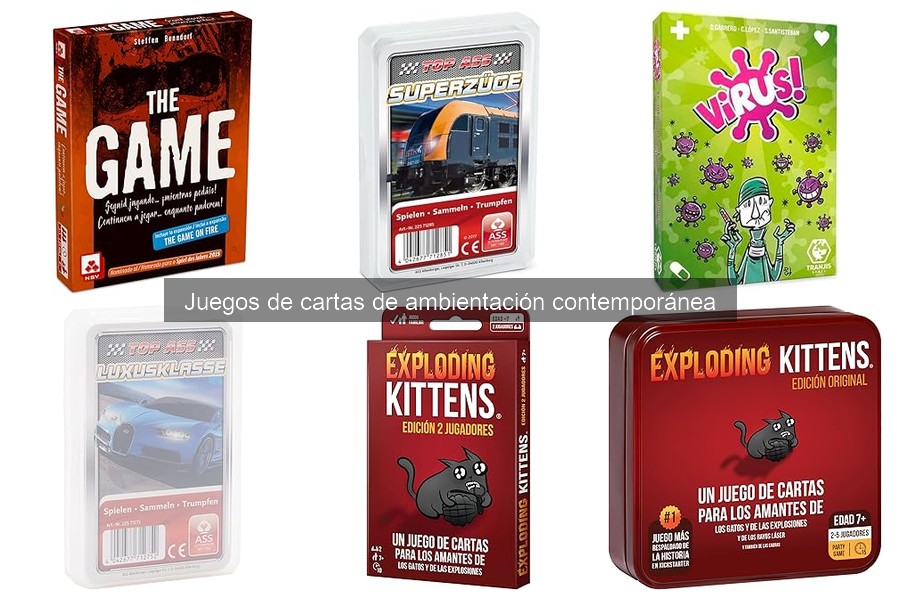 Mejores juegos de cartas contemporáneos para grupos grandes