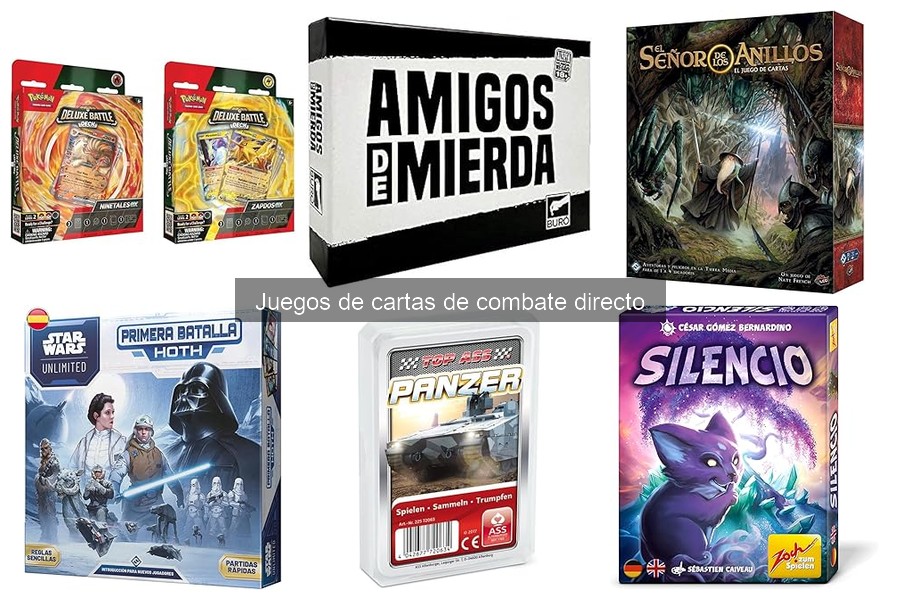 Mejores juegos de cartas de combate para dos jugadores