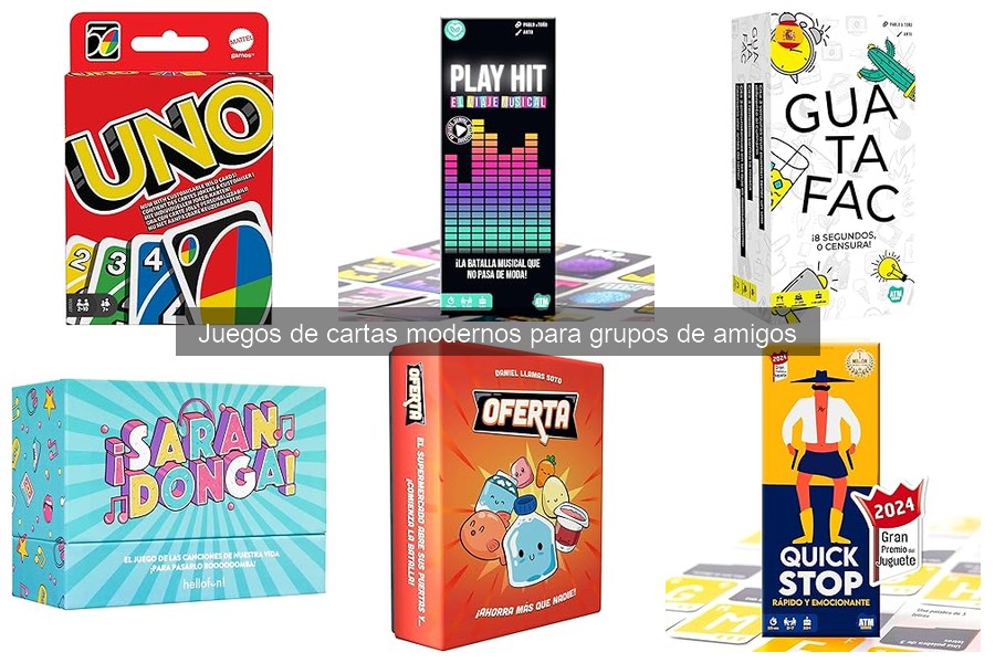 Mejores juegos de cartas modernos para grupos de amigos