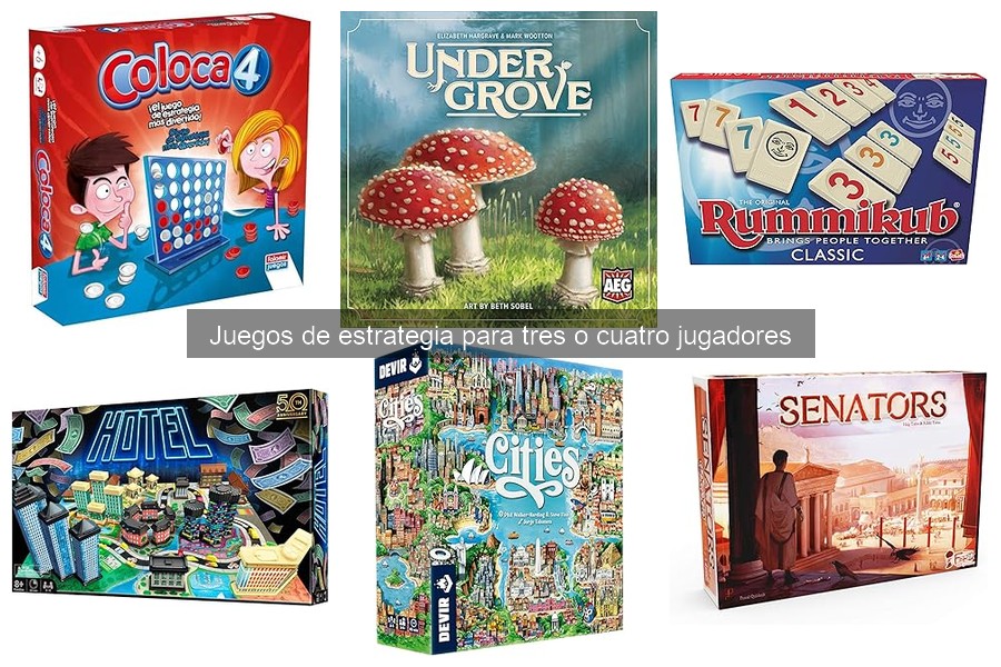 Mejores juegos de estrategia para 3 o 4 jugadores