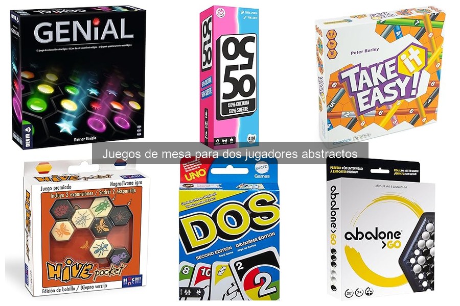 Mejores juegos de mesa abstractos para dos jugadores 2023