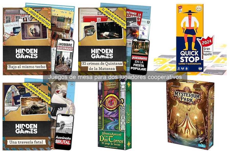 Mejores Juegos de Mesa Cooperativos de Aventura para Dos