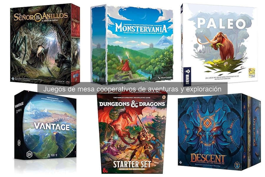 Mejores juegos de mesa cooperativos de aventuras para principiantes