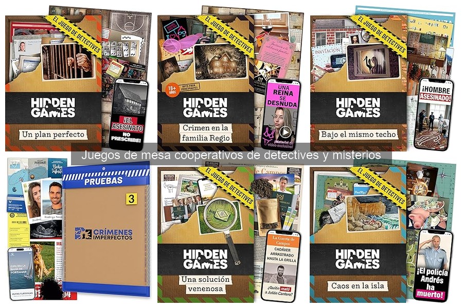 Mejores juegos de mesa cooperativos de detectives para principiantes