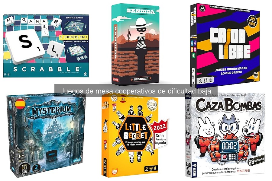 Mejores juegos de mesa cooperativos de dificultad baja