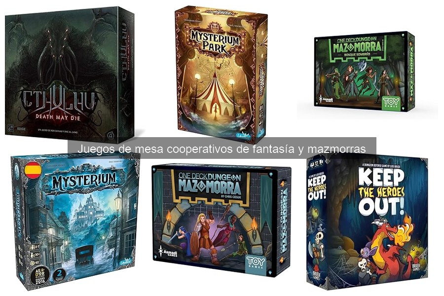 Mejores juegos de mesa cooperativos de fantasía en 2023