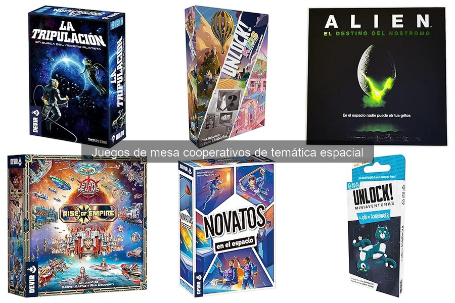 Mejores juegos de mesa cooperativos de temática espacial