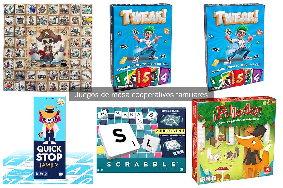 Mejores juegos de mesa cooperativos familiares para niños