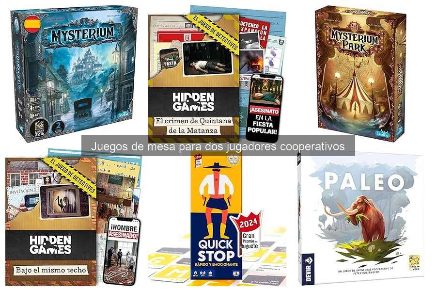 Mejores juegos de mesa cooperativos para 2 jugadores