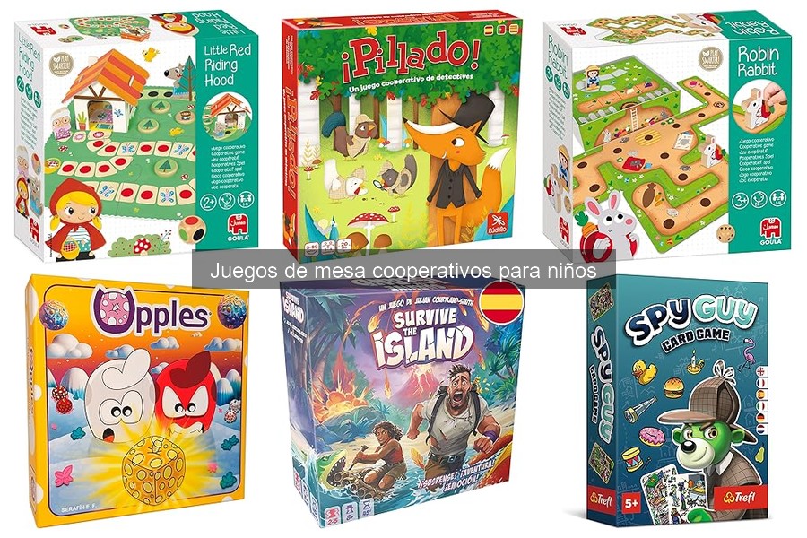 Mejores juegos de mesa cooperativos para niños en Amazon