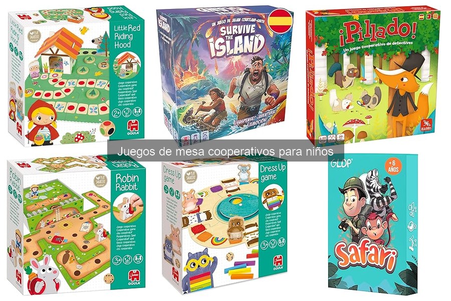 Mejores juegos de mesa cooperativos para niños por edad