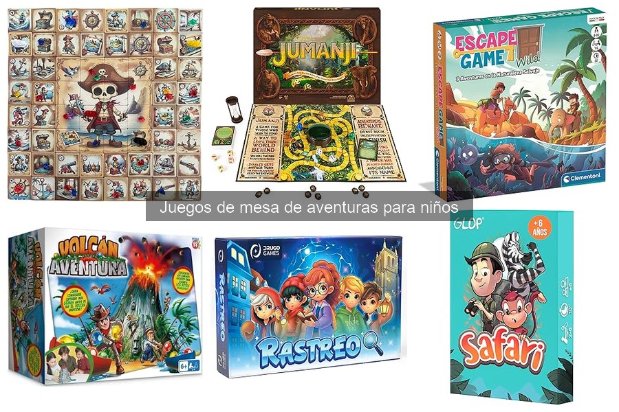 Mejores juegos de mesa de aventuras para niños de 6 a 10 años