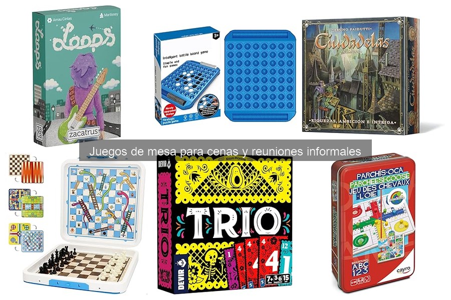 Mejores juegos de mesa de cartas para reuniones informales