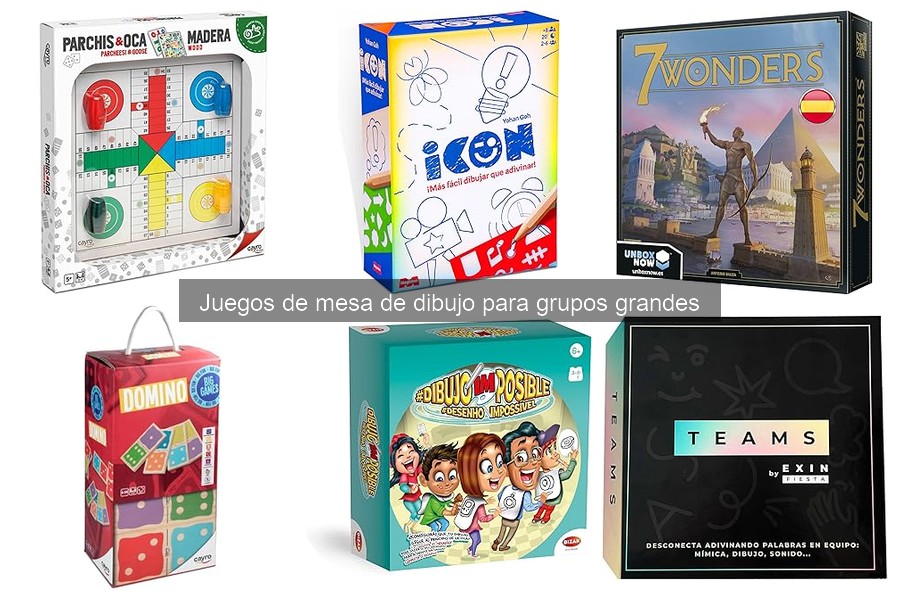 Mejores juegos de mesa de dibujo para fiestas y eventos