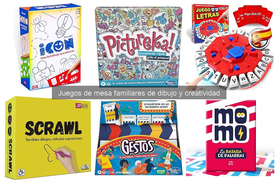Mejores juegos de mesa de dibujo para niños de 6 a 12 años
