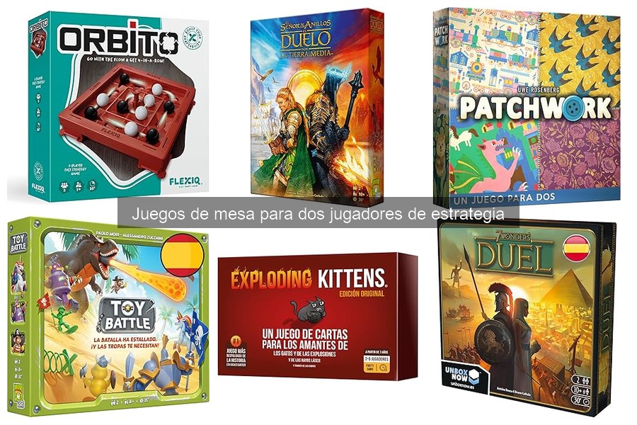 Mejores juegos de mesa de estrategia para dos en Amazon