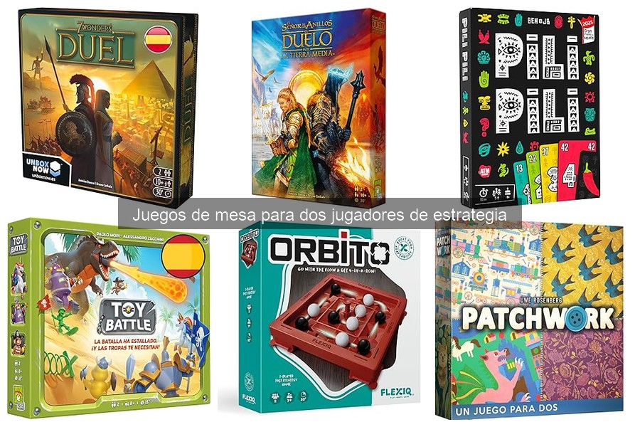 Mejores juegos de mesa de estrategia para dos jugadores