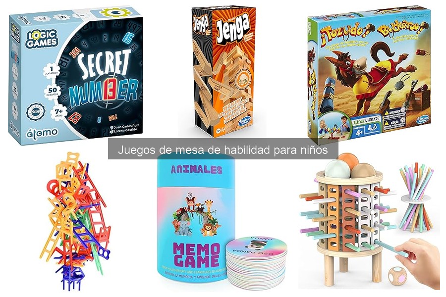 Mejores juegos de mesa de habilidad para niños: Opiniones y Reseñas