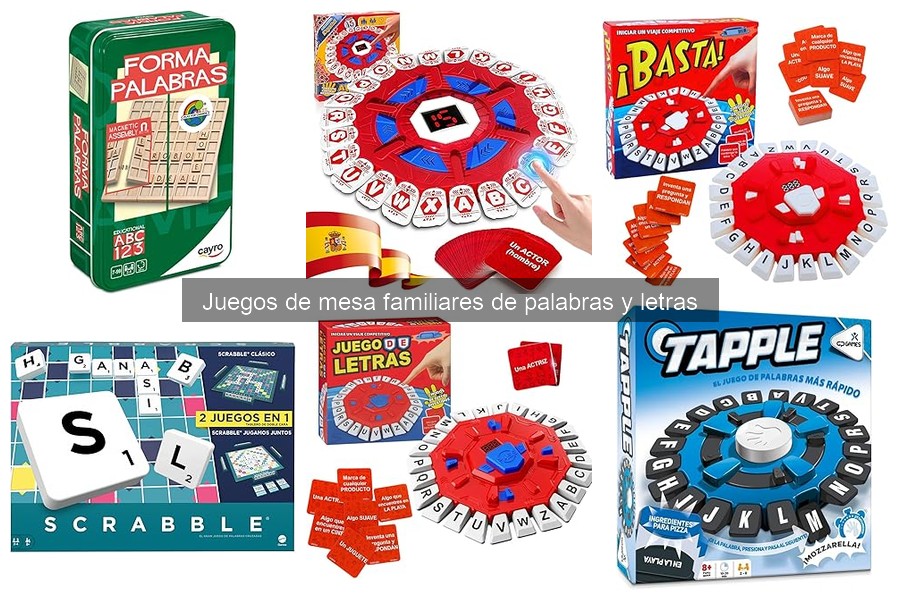 Mejores juegos de mesa de palabras para niños en familia