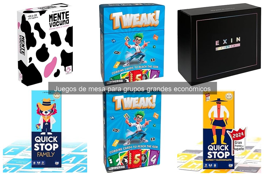 Mejores juegos de mesa económicos para grupos grandes